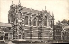 VINTAGE POSTCARD Oxford Keble London College
