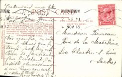 VINTAGE POSTCARD Royal The Exchange And Bank Off England London