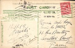 VINTAGE POSTCARD Mansion House and Cheapside London