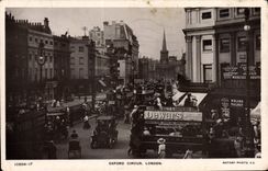 VINTAGE POSTCARD London Oxford Circus