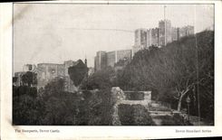 VINTAGE POSTCARD Dover The Ramparts Castle