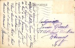 El hotel hidropático y Chalusset del establecimiento del teatro de Chatel Guyon de la POSTAL de la VENDIMIA montan