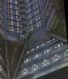 Interior visto Le Havre de San José de la iglesia de la POSTAL de la VENDIMIA