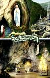 CPM Lourdes La basilique L'apparition et la grotte