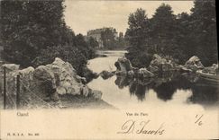 VINTAGE POSTCARD Ghent Seen Of the Park