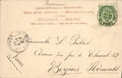 VINTAGE POSTCARD Ghent Seen Of the Park