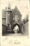 VINTAGE POSTCARD Ghent Entered of new the beguinage Mount St Amand