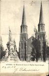 CPA Anvers Le Monument Loos et L'Eglise Saint Joseph