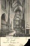 CPA Anvers Nef De La Cathedrale