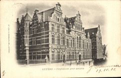 POSTAL Amberes de la VENDIMIA el orfelinato para los muchachos