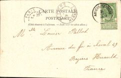 POSTAL Amberes de la VENDIMIA el orfelinato para los muchachos