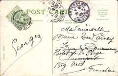 CPA Corbiere Lighthouse Jersey Phare