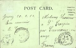 VINTAGE POSTCARD Jersey the Hole of the Devil