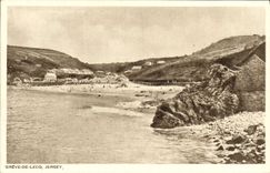 VINTAGE POSTCARD Strike of Lecq Jersey