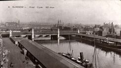 VINTAGE POSTCARD Glasgow To rivet Clyde Boat