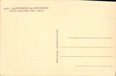 CPA Saint Remy de Provence Cloitre Saint Paul