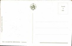 VINTAGE POSTCARD Giuseppe Grondona Autunno