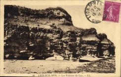 Acantilados de la POSTAL de la VENDIMIA Lion sur Mer de Lucas