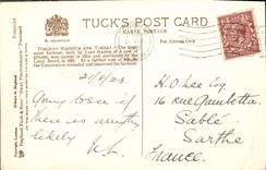 Puerto y flota de la POSTAL de la VENDIMIA de la caminata Torquay del rock-and-roll