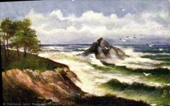 VINTAGE POSTCARD The Thatcher Torquay Rock'n'roll