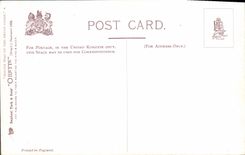 POSTAL Corbyns Torquay principal de la VENDIMIA