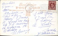 VINTAGE POSTCARD Rock'n'roll Walk Torquay Dog