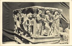 Idiota Apolo de Roma Museo Nazionale Sarcofago de la POSTAL de la VENDIMIA