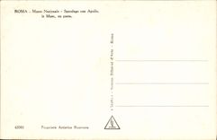 CPA Roma Museo Nazionale Sarcofago Con apollo