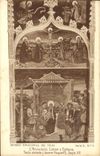 VINTAGE POSTCARD Episcopal Museu De Vich the annunciacio Calvari there Epifania