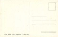 VINTAGE POSTCARD Rammed Camposanro Nascita di Giacobbe E of Escu Benozzo Gozzoli