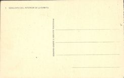 CPA Conjunto Del Interior De La Ermita