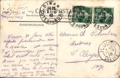 VINTAGE POSTCARD Dinan View on the Catch Of the Tower co. Catherine