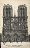 CPA Paris Notre Dame La Facade