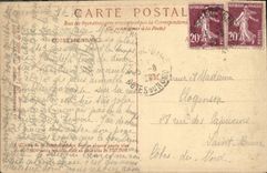 VINTAGE POSTCARD Virgin Carmel de Lisieux