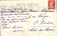 VINTAGE POSTCARD Paris Auteuil Church D' Auteuil