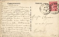 VINTAGE POSTCARD Paris the Rosette Of Sainte the Vault