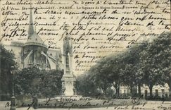 CPA Paris Le Square De Notre Dame
