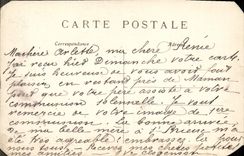 VINTAGE POSTCARD Paris Jardin Of Luxembourg the Senate Conveys has Ane Children