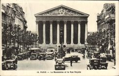 CPA Paris La Madelalne Et La Rue Royale