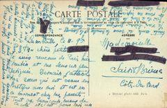 VINTAGE POSTCARD Paris the Bridge of Arcole And I' Town hall