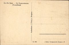 VINTAGE POSTCARD gr. Piz Buin gr. Fermuntferner