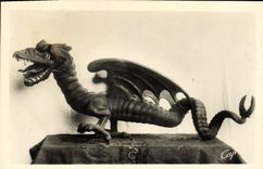 CPA Poitiers La Grand Goule Musee de l'hotel de ville Dragon