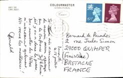 MODERN CARD The Three Bays Aberystwyth