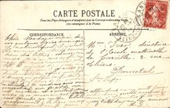 VINTAGE POSTCARD Sanvic the Castle And the Park