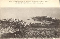 CPA La Principaute de Monaco Vue Prise au Rond Point de la Turbie 