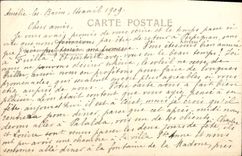 VINTAGE POSTCARD Amelie Les Bains Cascade of Mondoni