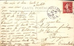 Gargantas de la POSTAL de la VENDIMIA del Tarn antes del paso de la preocupación