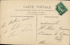 CPA Bonne Annee Femme