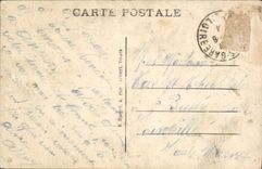 VINTAGE POSTCARD Luynes the Castle Frontage Southern Frontage