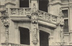 CPA Chateau de Blois Detail de L'Escalier d'Honneur